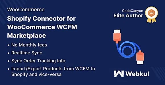 WCFM Marketplace Shopify Connector WordPress Plugin