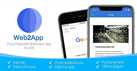 Web2App for IOS - Quickest Feature-Rich IOS Webview