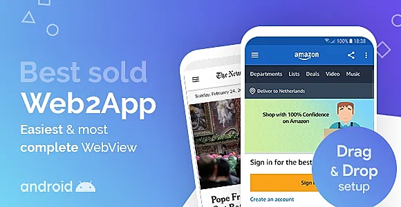 Web2App - Quickest Feature-Rich Android Webview
