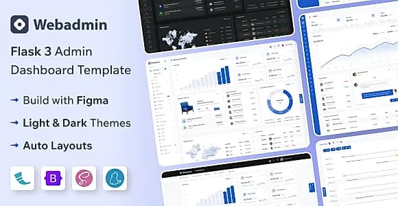 Webadmin - Flask Admin & Dashboard Template