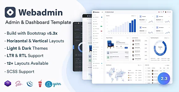 Webadmin - Responsive Admin Dashboard Template