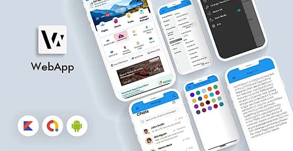 WebApp -  Convert Website to a Android App | Web View App | Web to App