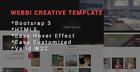 Webbi Creative Template