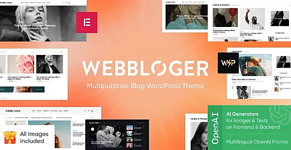 Webbloger WordPress Theme