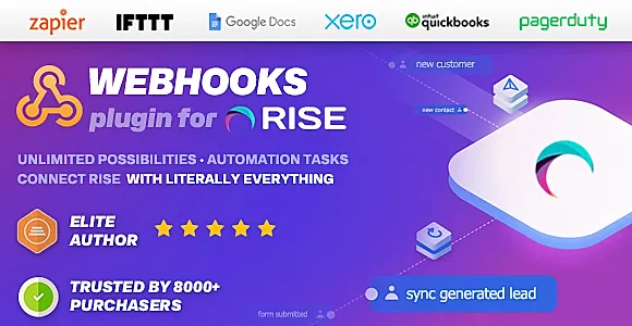 Webhooks plugin for RISE CRM - Connect RISE with every service