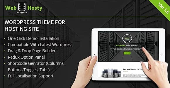 webhosty WordPress Theme