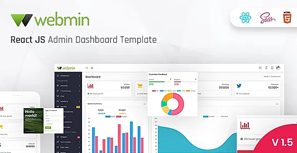 Webmin - React JS Admin Dashboard Template