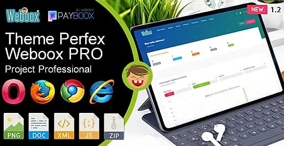 Weboox PRO theme for Perfex CRM