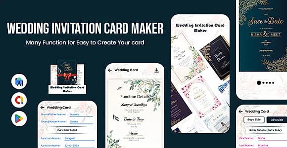 Wedding Invitation Card Maker - Shaadi Card Maker - Card Creator - Invite - Shaadi - Engagement