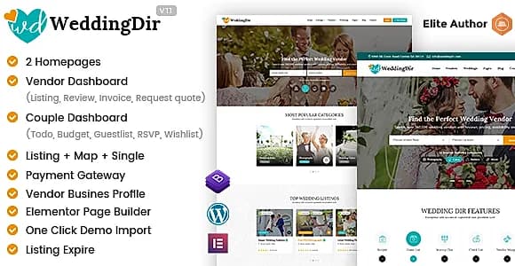 WeddingDir WordPress Theme