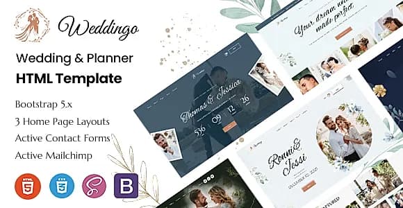 Weddingo - Wedding & Planner HTML Template