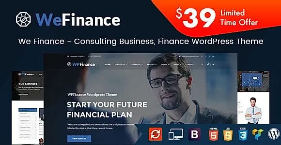 Wefinance WordPress Theme
