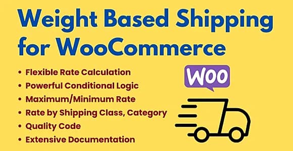 Weight Based Shipping For WooCommerce WordPress Plugin