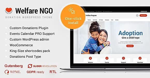 Welfare WordPress Theme