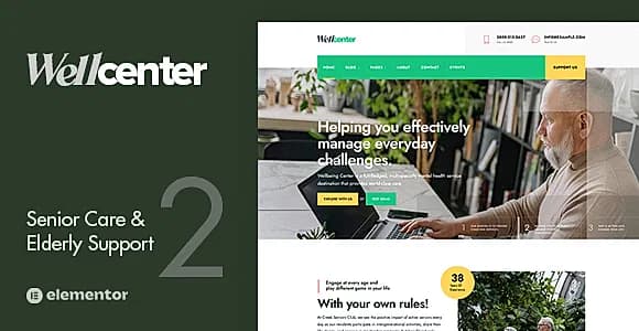 Wellcenter WordPress Theme
