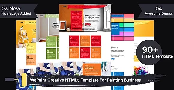 WePaint - Creative HTML5 Template For Painting Business