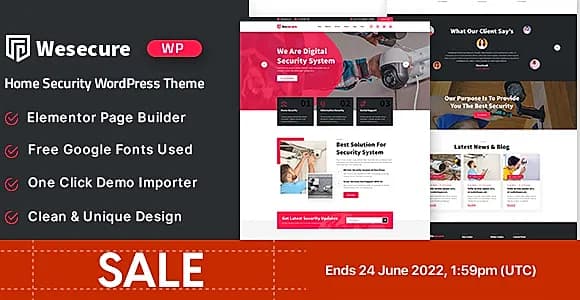 Wesecure WordPress Theme