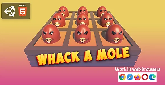 Whack-a-Mole | HTML5 Game | Unity