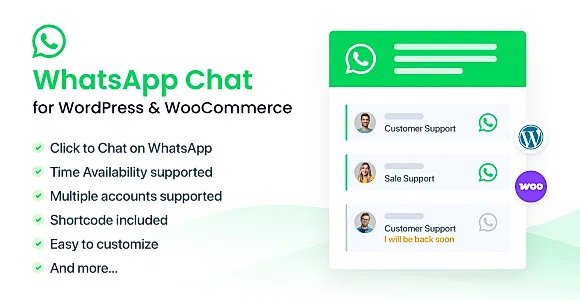 WhatsApp Chat by NinjaTeam WordPress Plugin