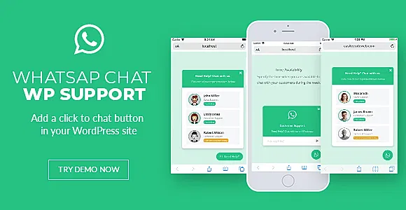 WhatsApp Chat Support WordPress Plugin