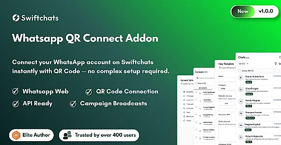 Whatsapp QR Connect - Swiftchats Module