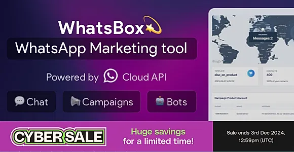 WhatsBox - The WhatsApp Marketing - Bulk Sender, Chat, Bots, SaaS