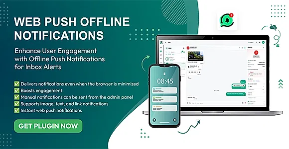 WhatsCRM Web Push Notifications - Addon for whastCRM