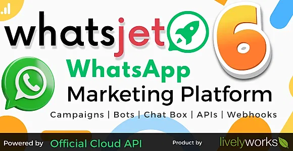 WhatsJet SaaS - A WhatsApp Marketing Platform with Bulk Sender