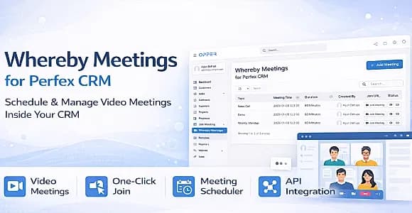 Whereby Meetings Module for Perfex CRM