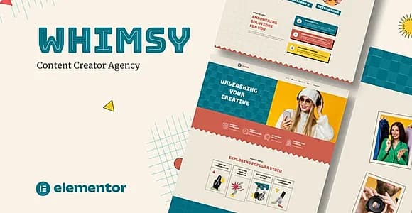 Whimsy - Content Creator Agency Template Kit