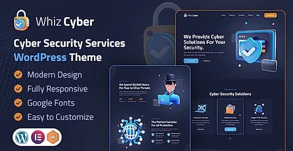 Whizcyber WordPress Theme
