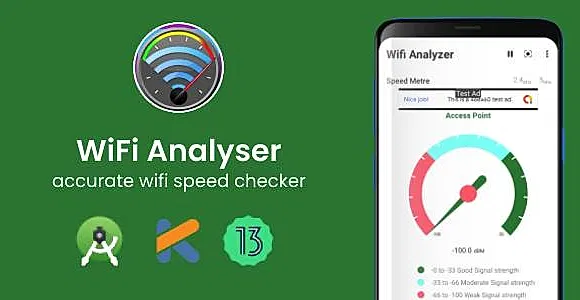 Wifi Analyzer app with Admob Ads - Android 13 supported