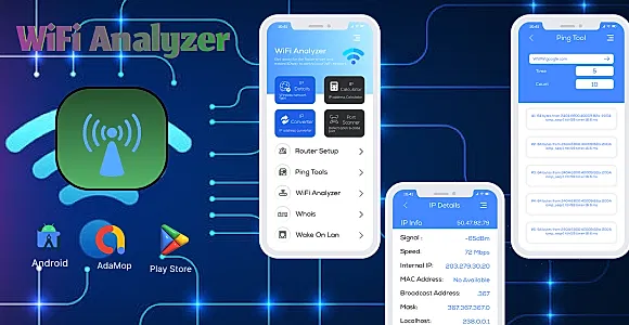 WiFi Analyzer - IP Tools-WPA WiFi Tester- - Network Scanner WPS WiFi Connect