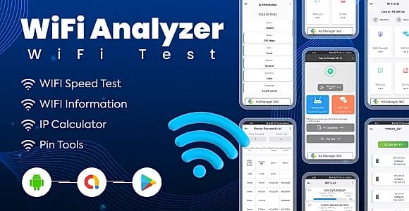 WiFi Analyzer-WiFi Test - Internet Speed Tester - Admob - Android App