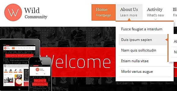 WildCommunity WordPress Theme