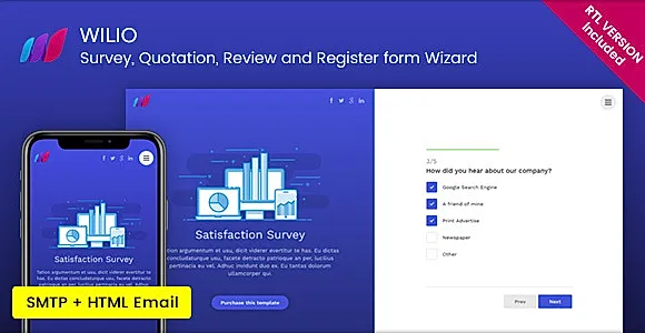 Wilio - Survey and Multipurpose Form Wizard