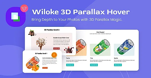 Wiloke 3D Parallax WordPress Plugin