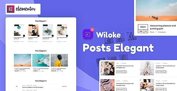 Wiloke Posts Elegant WordPress Plugin