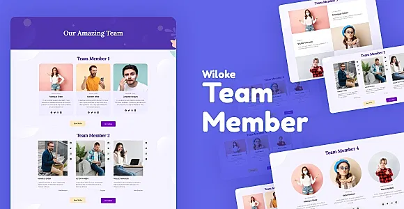 Wiloke Team Member WordPress Plugin