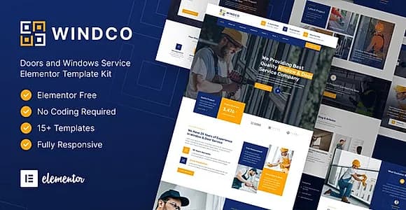 Windco – Doors & Windows Service Elementor Template Kit