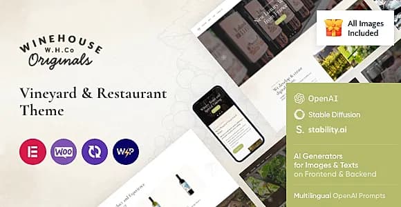 Wine House WordPress Theme