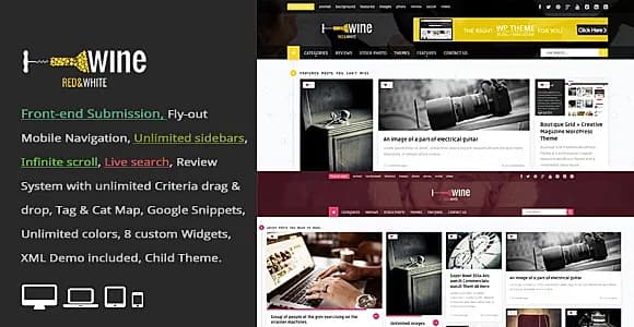 Wine WordPress Theme
