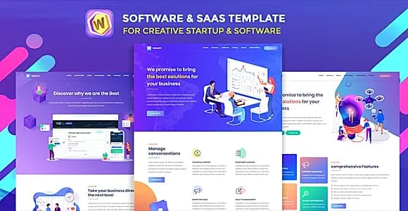 Winsoft - Saas Agency & Software Landing Page