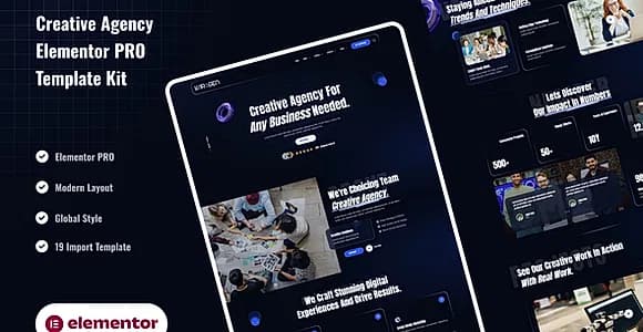 Wiragen - Creative Agency Elementor Pro Template Kit