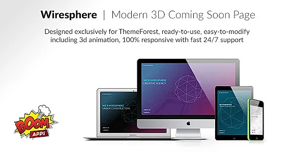 Wiresphere - Creative Coming Soon Template