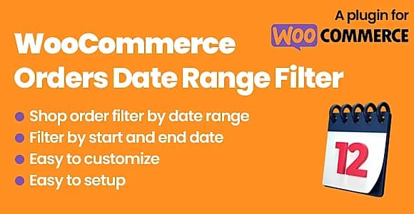 Woo Orders Filter by Date Range