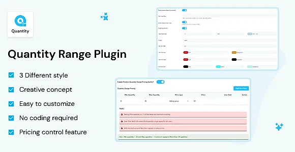 Woo Products Quantity Range Pricing WordPress Plugin