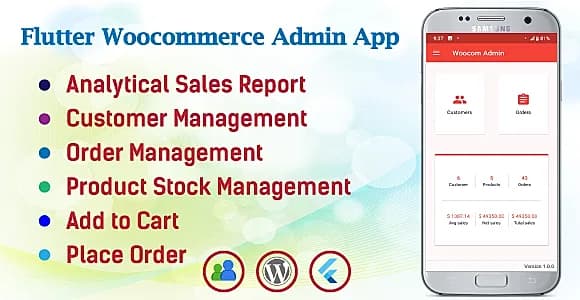 Woocom Admin - Flutter Woocommerce Admin Mobile App