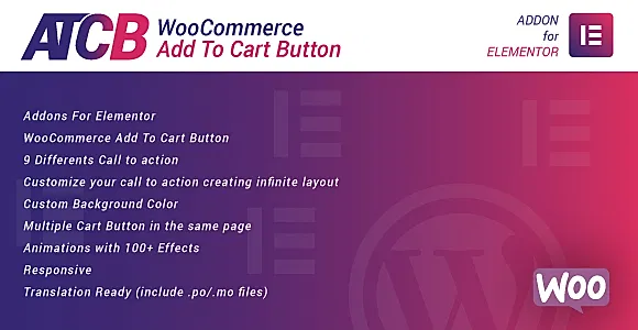 WooCommerce Add To Cart Button for Elementor WordPress Plugin