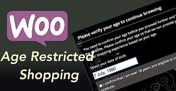 Woocommerce Age Restricted Shopping WordPress Plugin